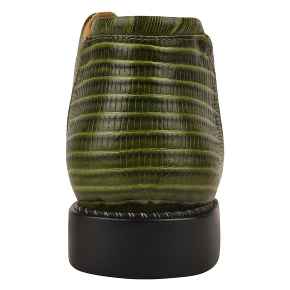 LIBERTYZENO OLIVE LEATHER LACE-UP BOOTS - Picture 6 of 7